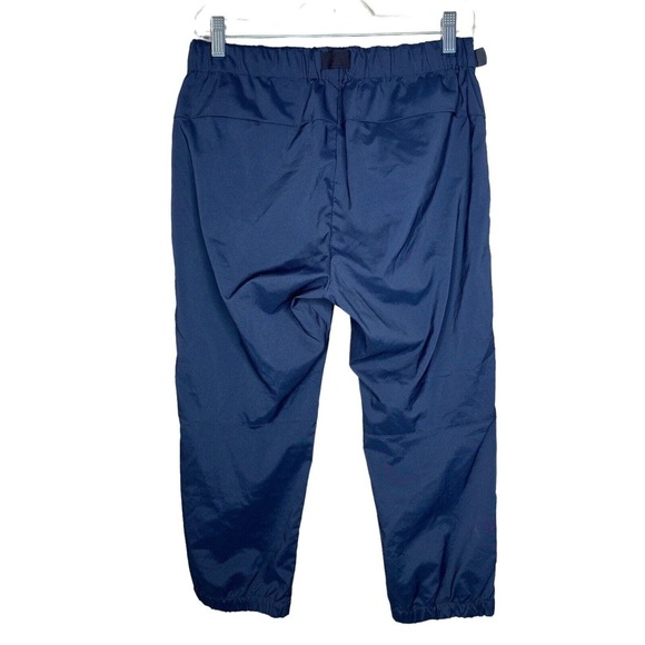 Uniqlo Jogger Outdoor Pants Double Layer Belted Size Small 27-30 Navy Blue Lined - Picture 3 of 6